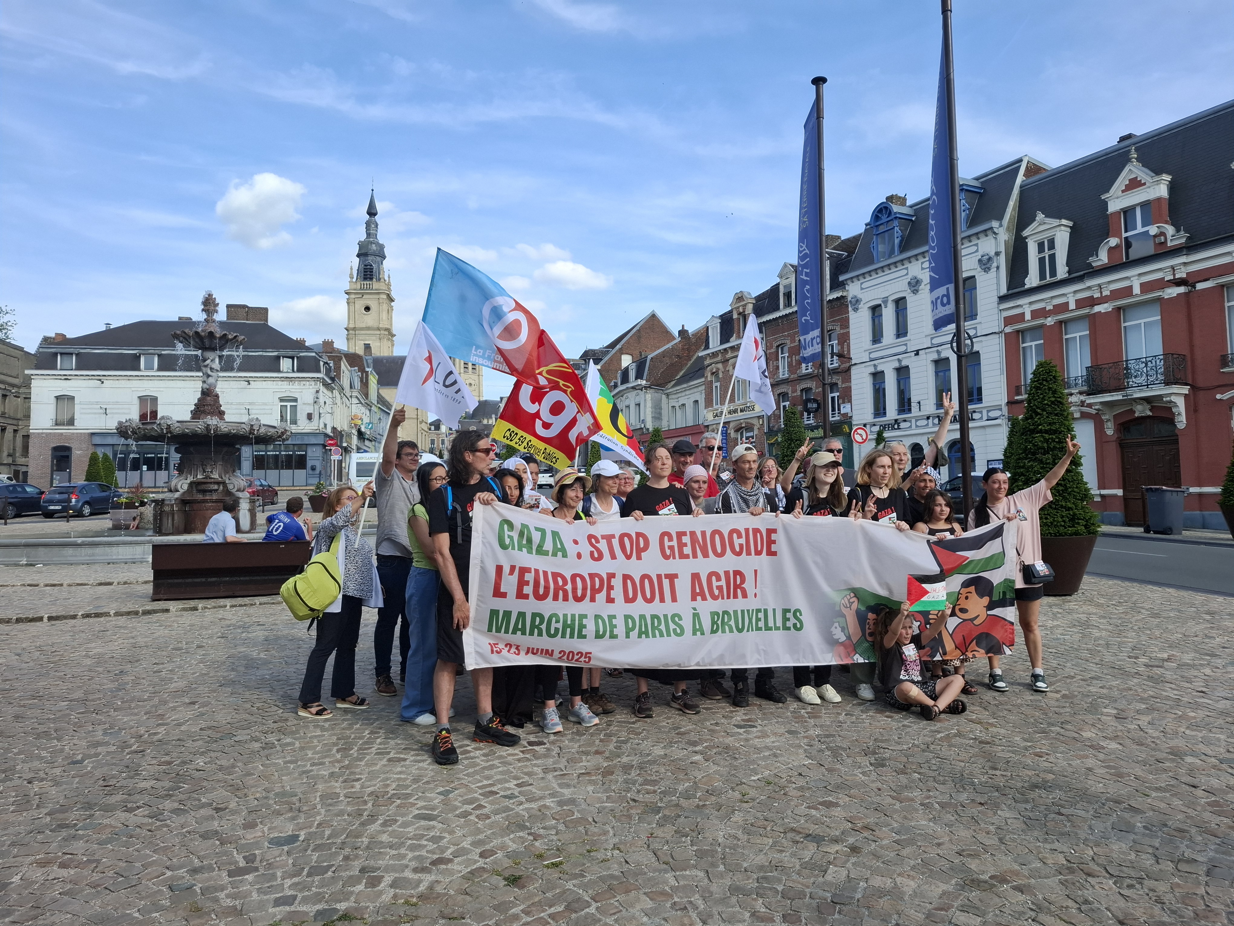 Marche pour Gaza - Le Cateau-Cambrésis