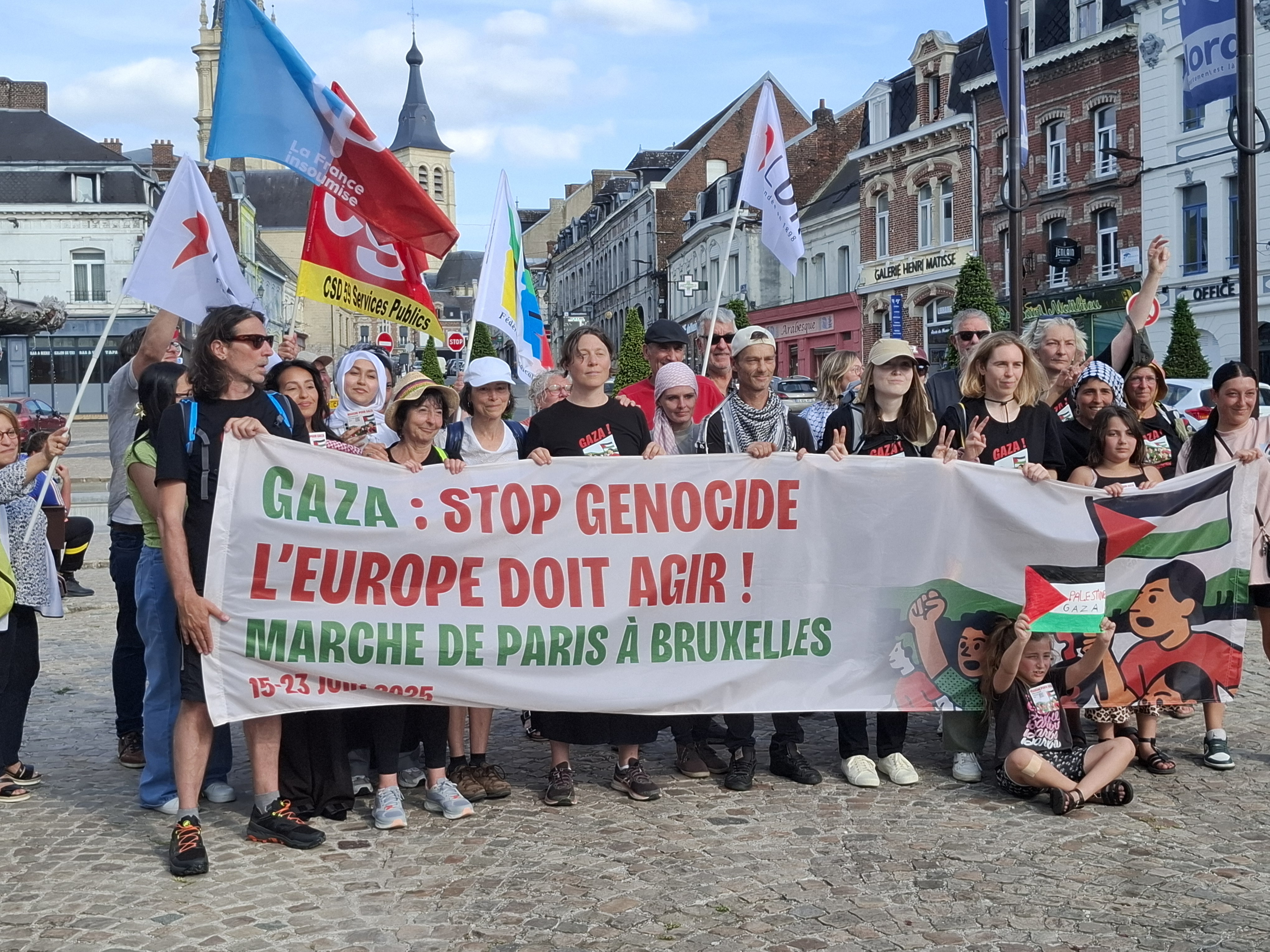 Marche pour Gaza - Le Cateau-Cambrésis