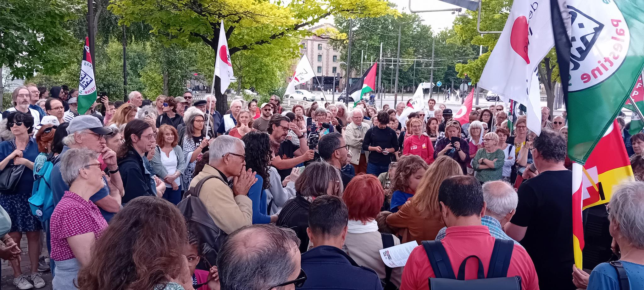 Marche pour Gaza - Foule
